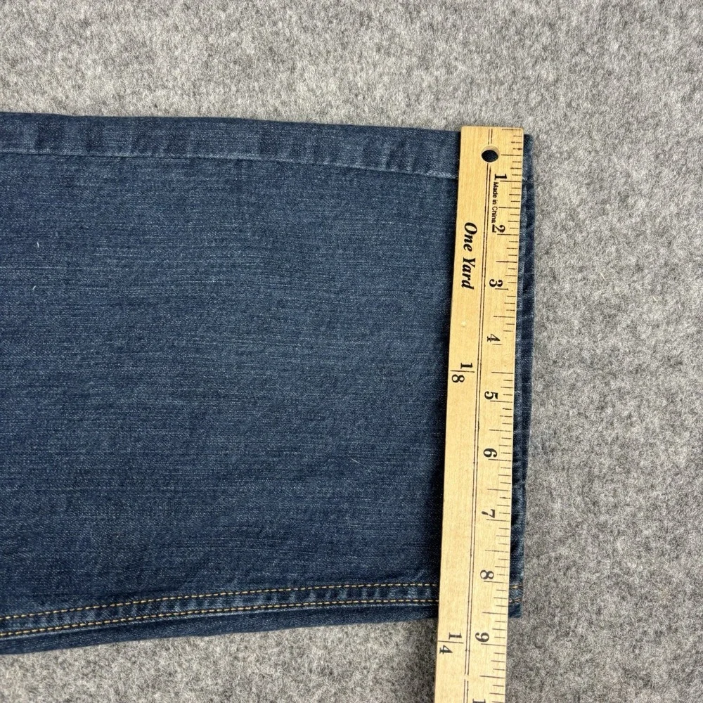 Levi's 505 Jeans Mens 40x32 (Fits 38x32) Straight Leg Dark Wash Classic Blue EUC
